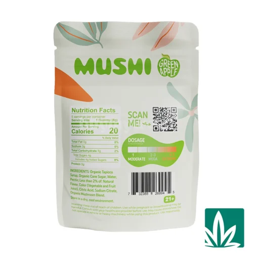 Mushi Magic Gummies (5g) - Green Apple - 2