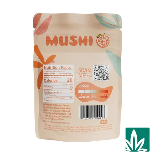 Mushi Magic Gummies (5g) - Peach Bliss - 2