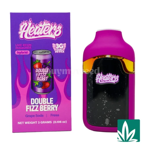 Heaters Live Resin Diamond Dual Dispo (3g) - Double Fizz Berry