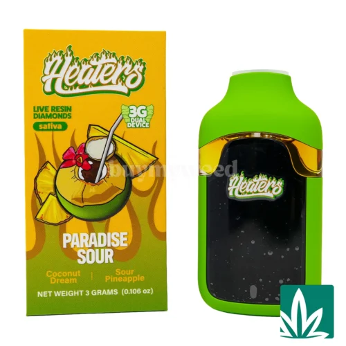 Heaters Live Resin Diamond Dual Dispo (3g) - Paradise Sour