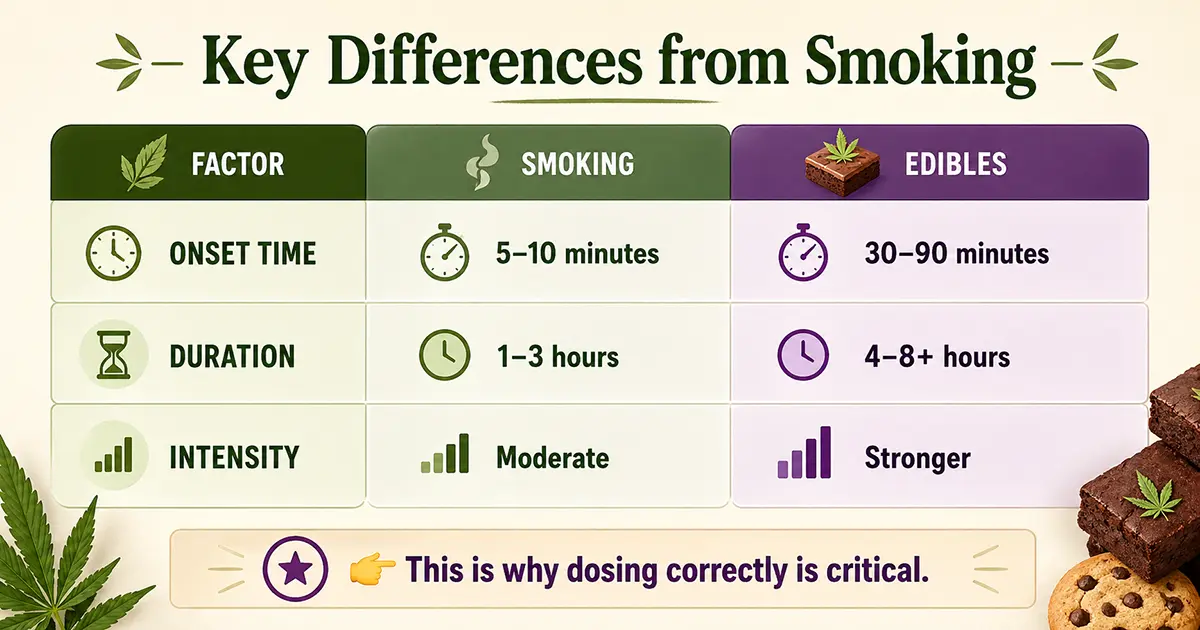Key Differences from Smoking