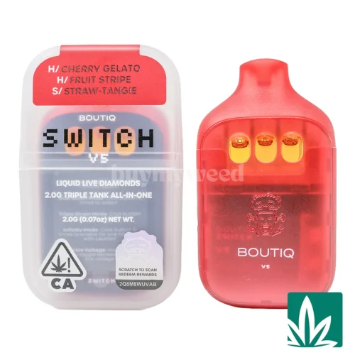 Boutiq Switch V5 (2g) - Cherry Gelato x Fruit Stripe x Straw-Tangie
