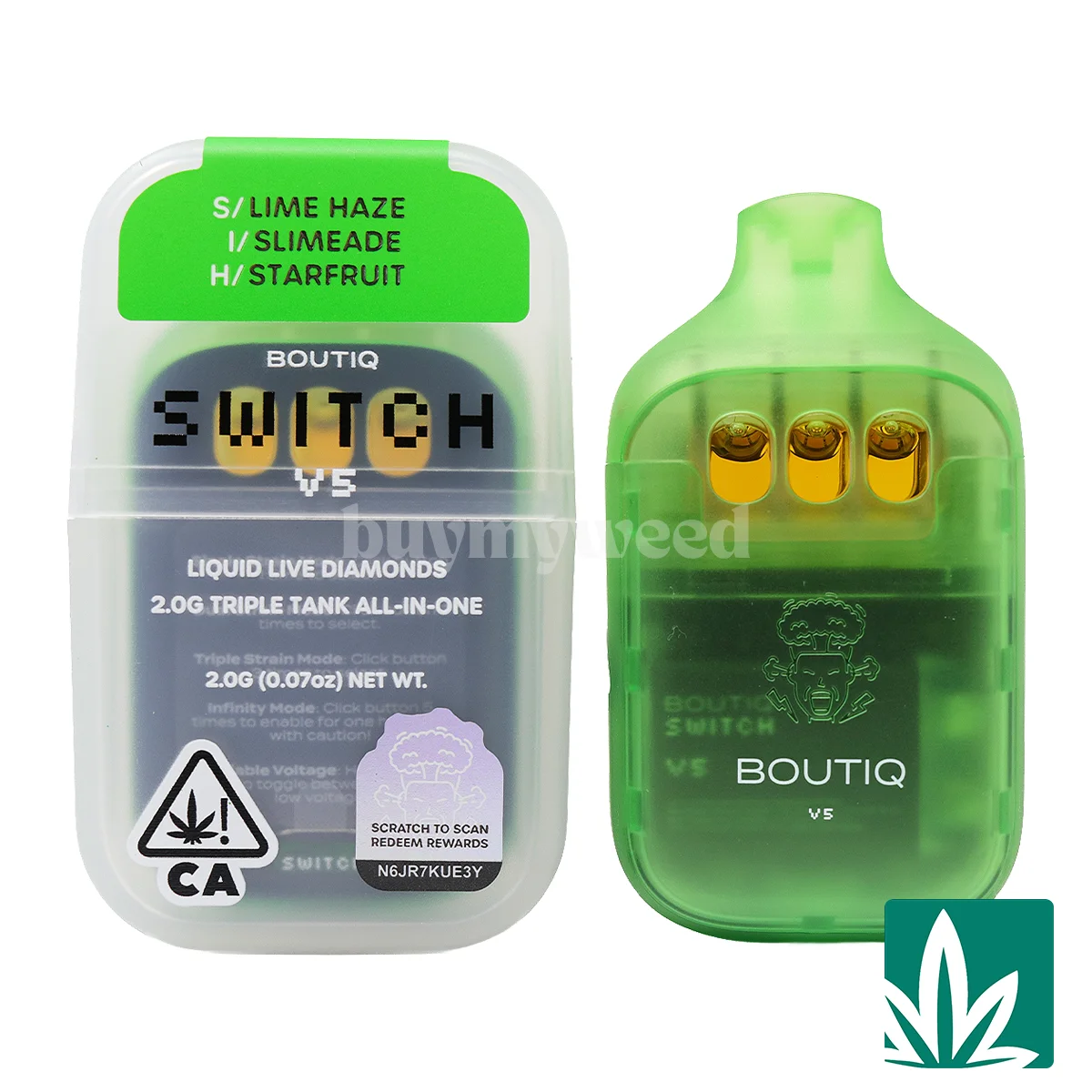 Boutiq Switch V5 (2g) - Lime Haze x Slimeade x Starfruit
