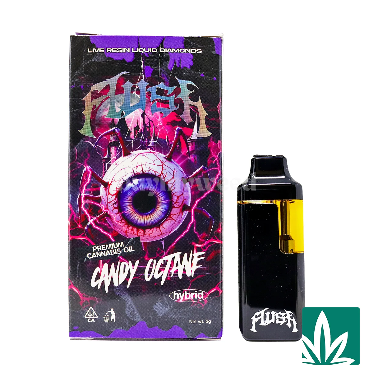Flush Live Resin Liquid Diamonds Dispo (2g) - Candy Octane