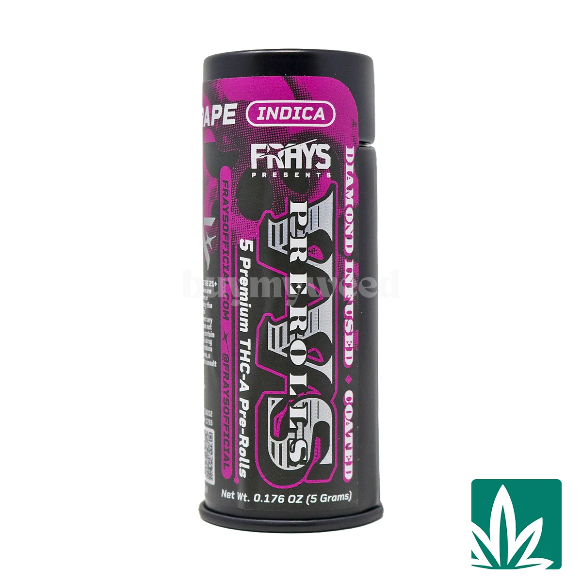 Frays Diamond Infused Pre Rolls (5g) - Frosted Grape