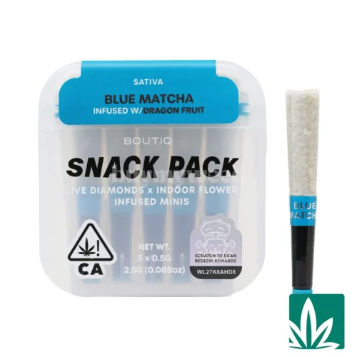 Boutiq Snack Pack (2.5g) - Blue Matcha Infused With Dragon Fruit