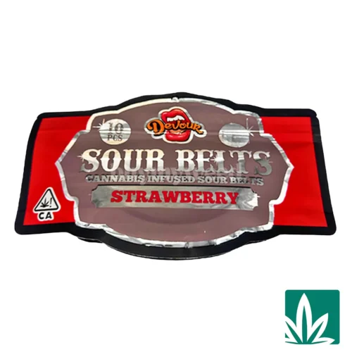Devour Sour Belts (3000mg) - Strawberry