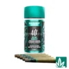STZY .5G 40's Infused Mini Blunts 5 Pack (2.5g) - Blue Burst