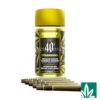 STZY .5G 40's Infused Mini Blunts 5 Pack (2.5g) - Strawnana