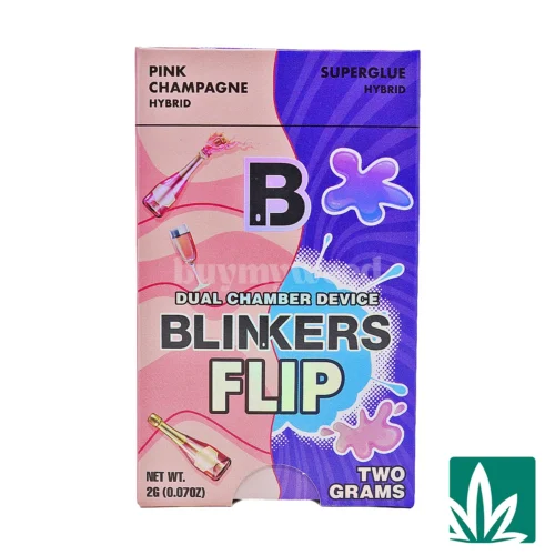 Blinkers Flip Dual Chamber Disposable (2g) - Pink Champagne x Super Glue