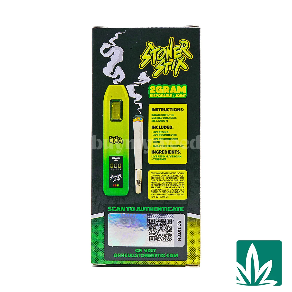 Stoner Stix Dispo (2g) - Island OG -1