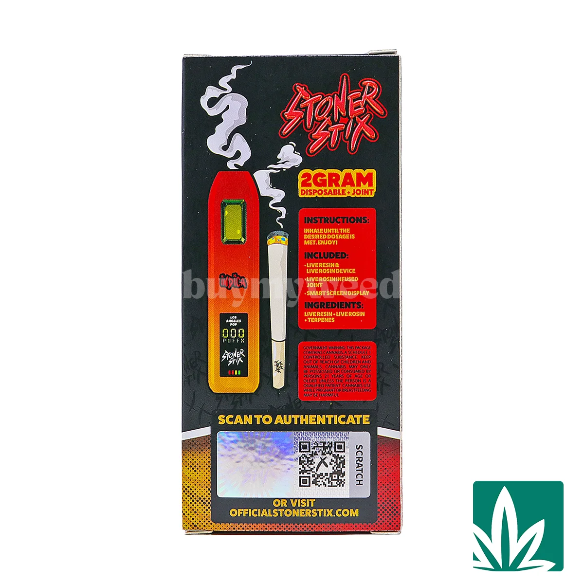 Stoner Stix Dispo (2g) - Los Angeles Pop -1
