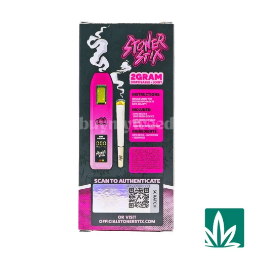 Stoner Stix Dispo (2g) - Pink Cocaine - 1