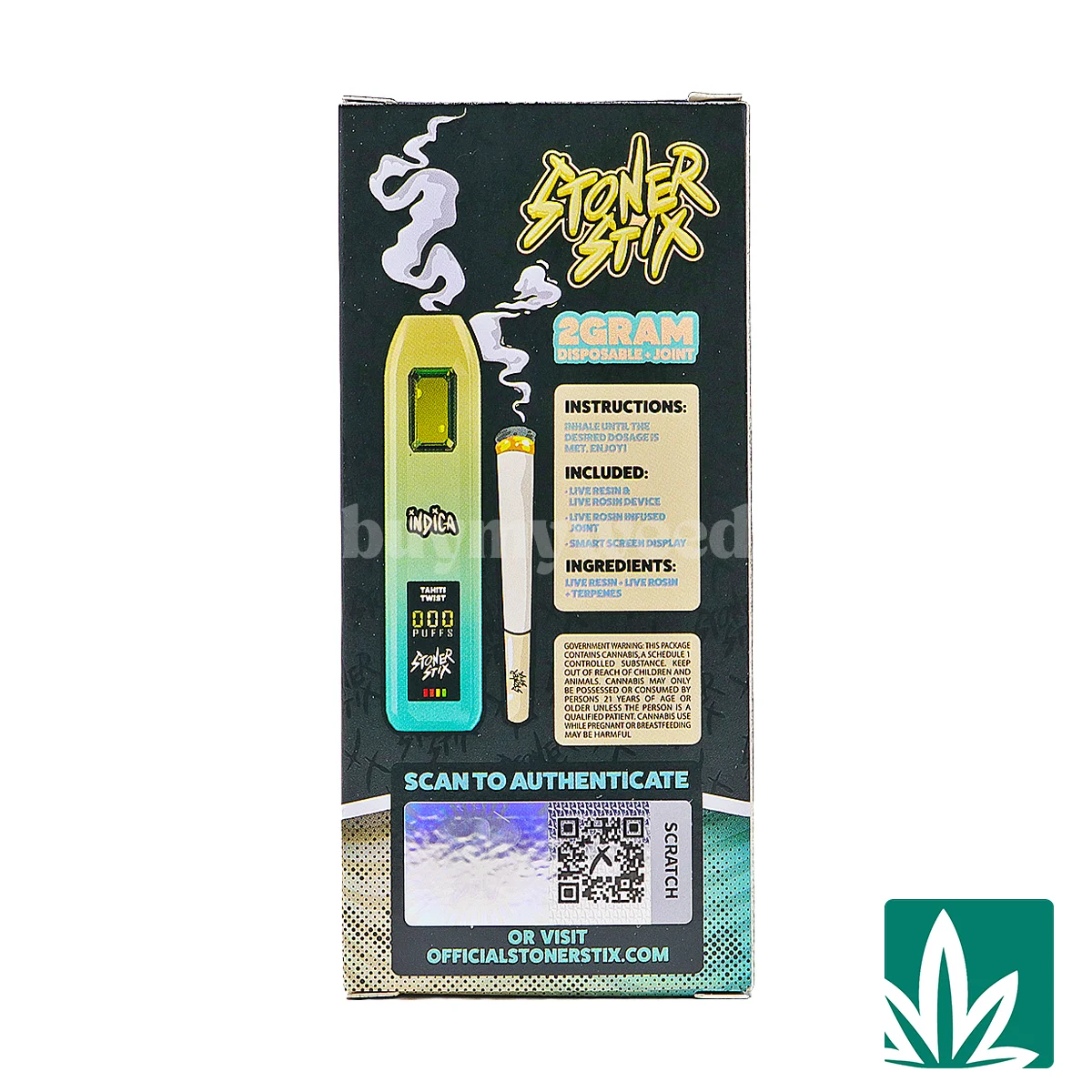 Stoner Stix Dispo (2g) - Tahiti Twist - 1