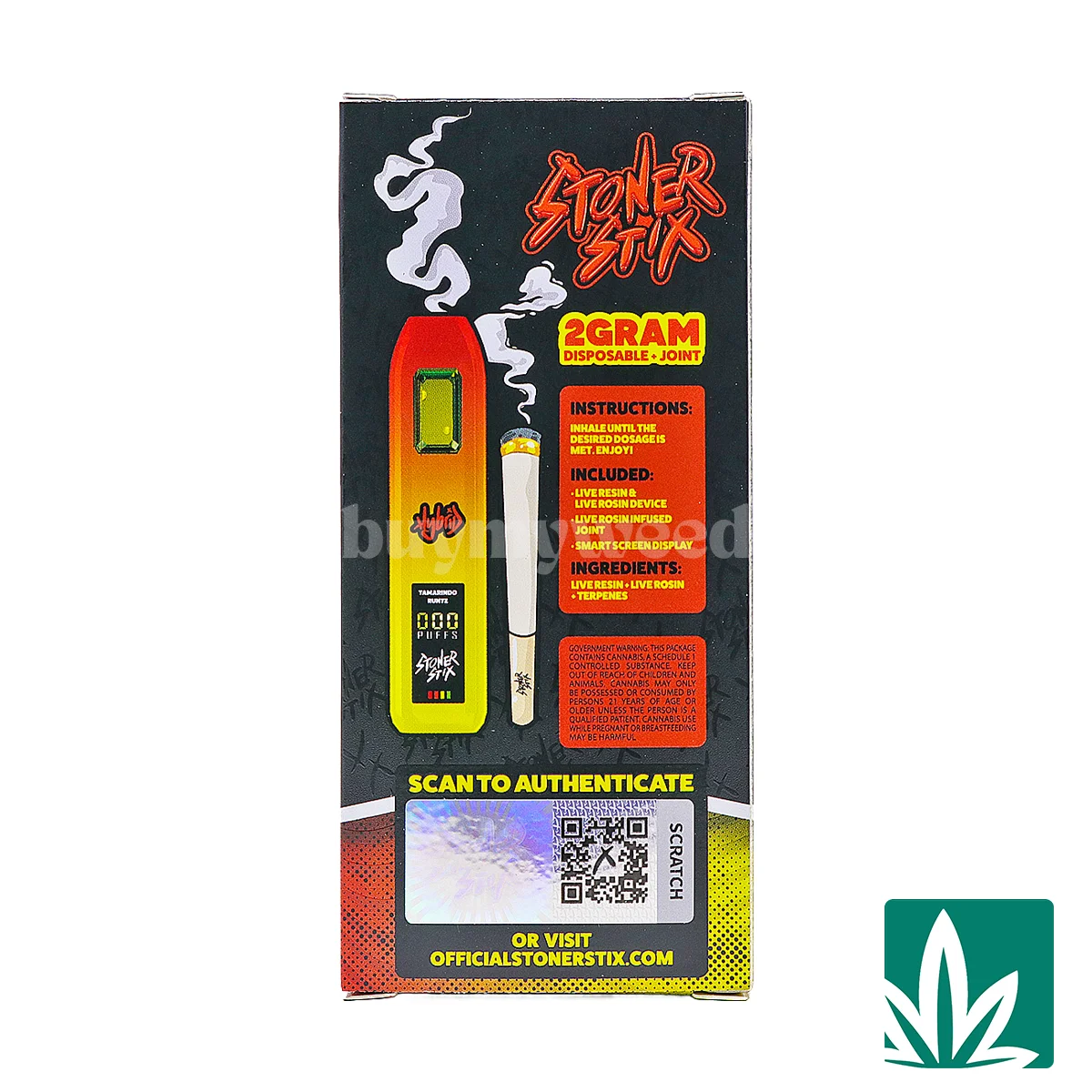 Stoner Stix Dispo (2g) - Tamarindo Runtz - 1