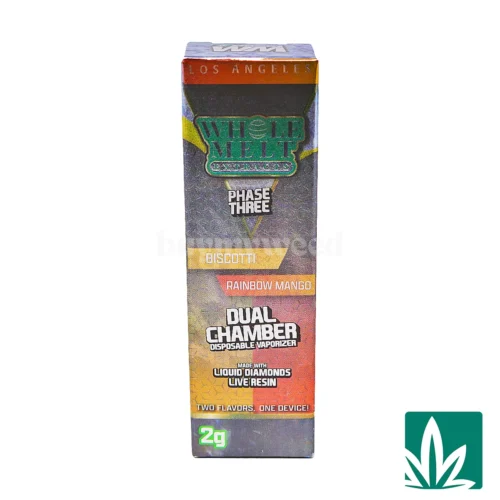 Whole Melt Dual Chamber Disposable (2g) - Biscotti x Rainbow Mango