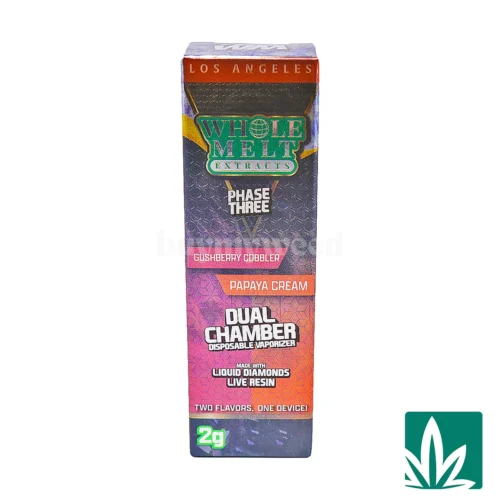 Whole Melt Dual Chamber Disposable (2g) - Gushberry Cobbler x Papaya Cream