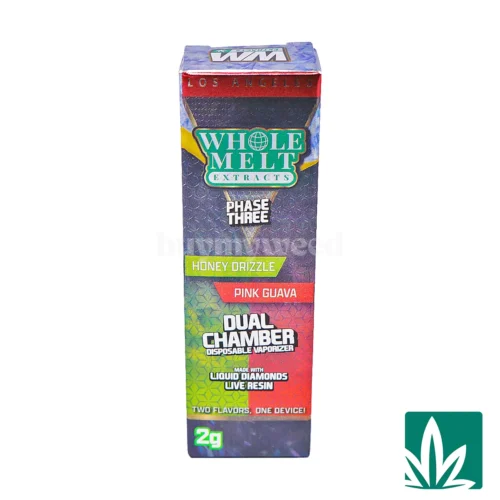 Whole Melt Dual Chamber Disposable (2g) - Honey Drizzle x Pink Guava