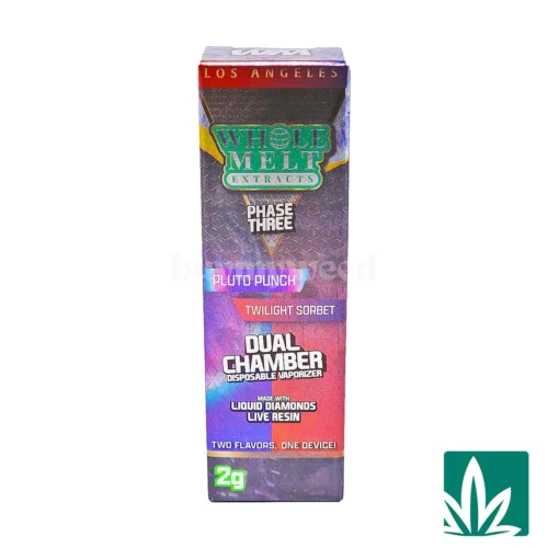 Whole Melt Dual Chamber Disposable (2g) - Pluto Punch x Twilight Sorbet