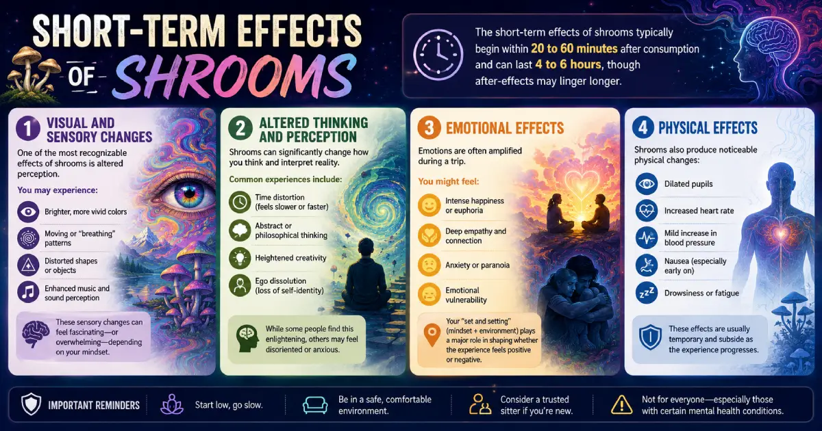 Short-Term Effects of Shrooms