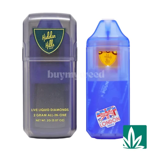 Hidden Hills Live Liquid Diamonds AIO (2g) - Pound Cake