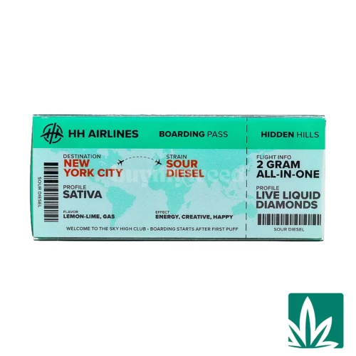 Hidden Hills Live Liquid Diamonds AIO (2g) - Sour Diesel - 1