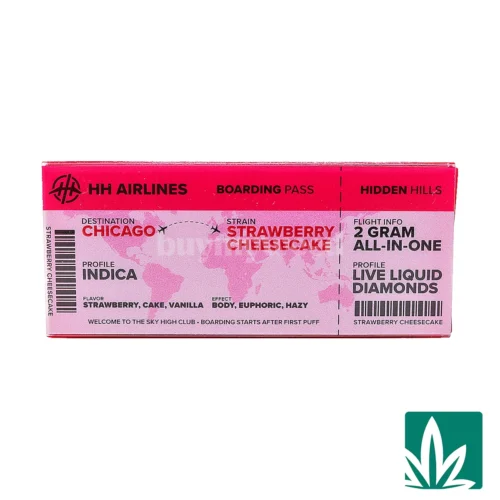 Hidden Hills Live Liquid Diamonds AIO (2g) - Strawberry Cheesecake - 1