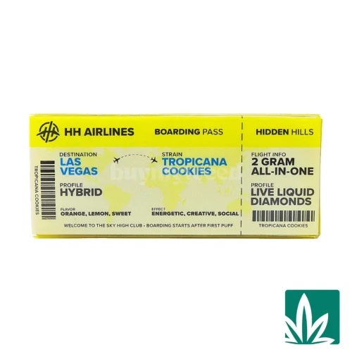 Hidden Hills Live Liquid Diamonds AIO (2g) - Tropicana Cookies - 1