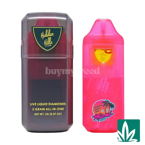 Hidden Hills Live Liquid Diamonds AIO (2g) - Tropical Cream Cake