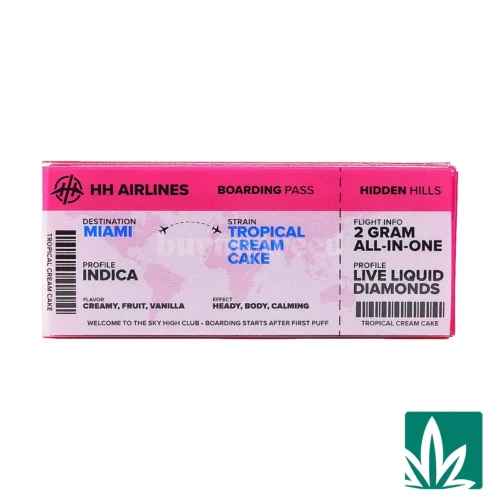 Hidden Hills Live Liquid Diamonds AIO (2g) - Tropical Cream Cake - 1