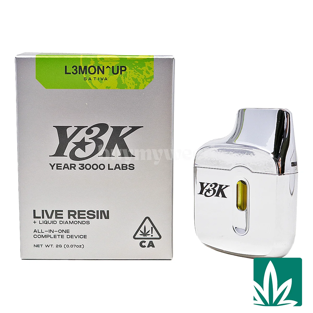 Y3K Live Resin Liquid Diamonds AIO (2g) - L3MON^UP