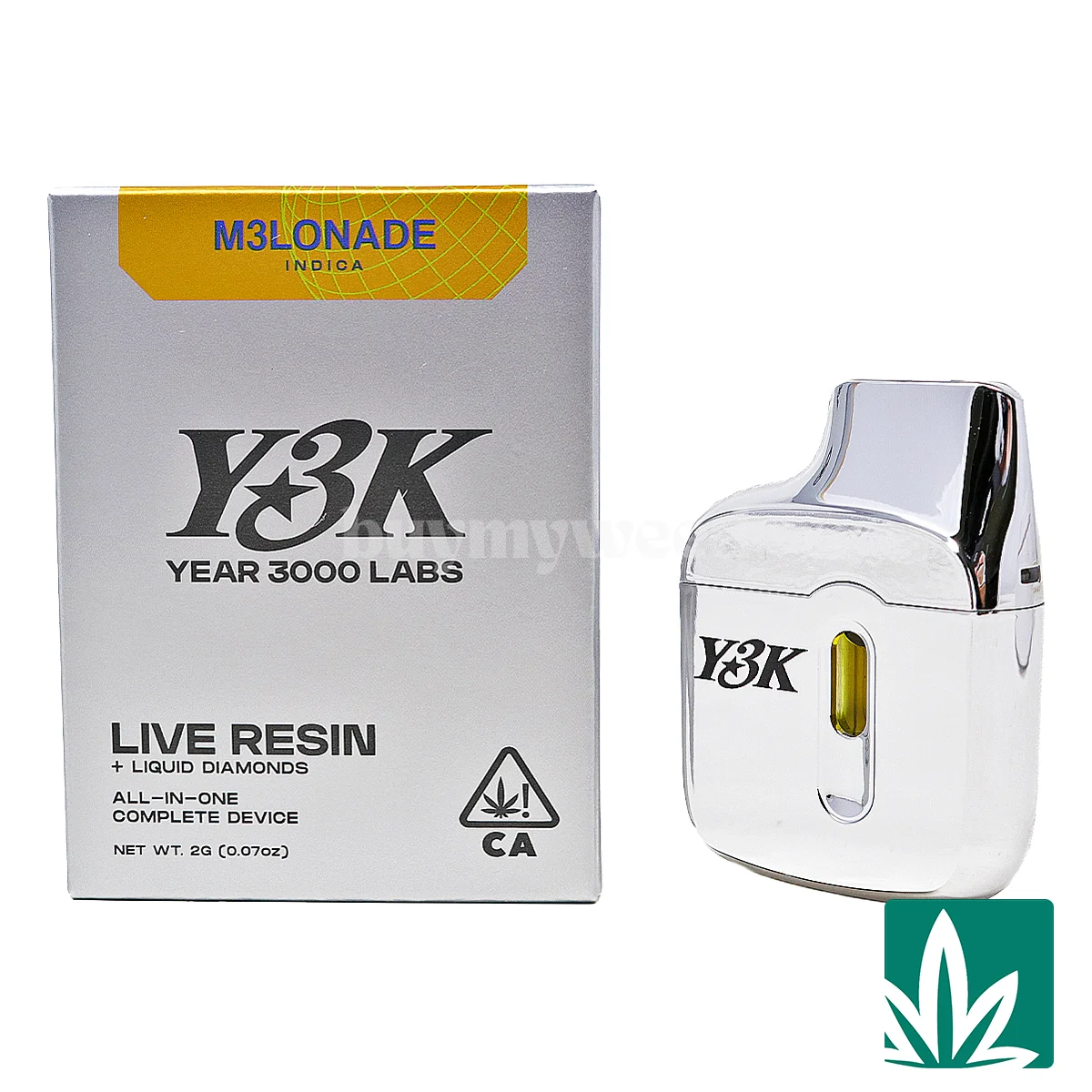 Y3K Live Resin Liquid Diamonds AIO (2g) - M3LONADE