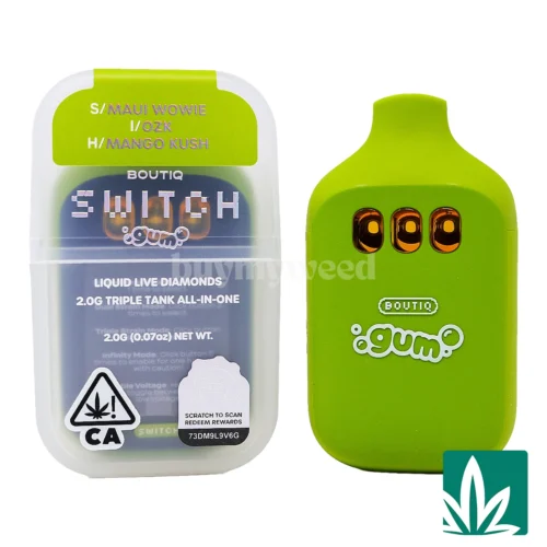 Boutiq Switch GUM (2g) - Maui Wowie x OZK x Mango Kush