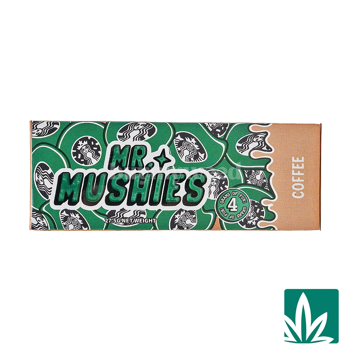 Mr Mushies Shroom Bars (4g) - Coffee