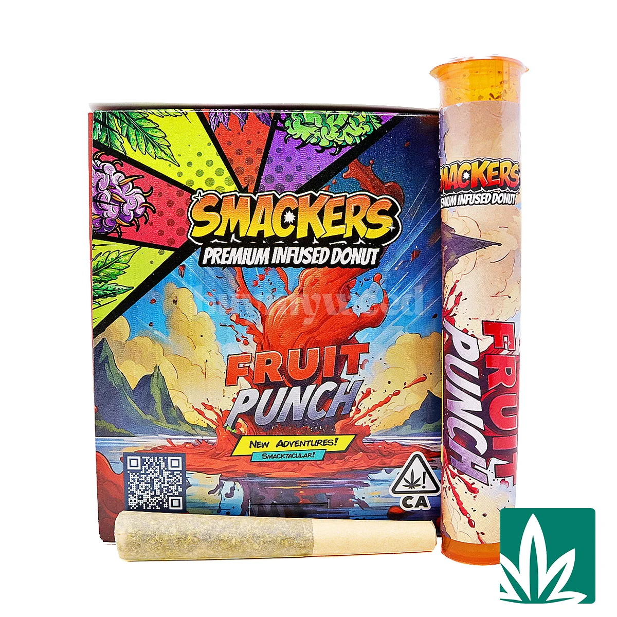 Smackers Premium Infused Donut Preroll (1g) - Fruit Punch (S)