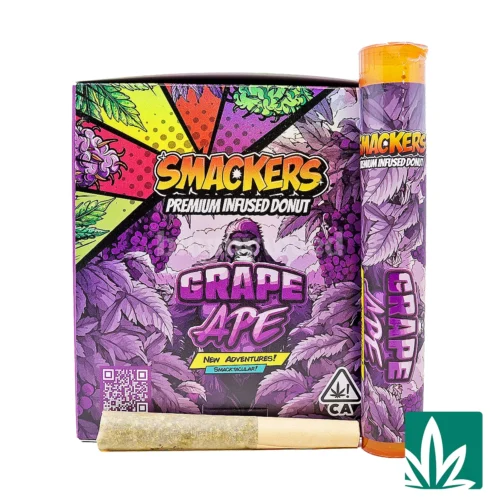 Smackers Premium Infused Donut Preroll (1g) - Grape Ape (I)