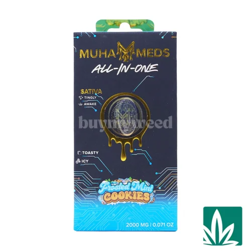 Muha Meds Golden Hour AIO (2g) - Frosted Mint Cookies