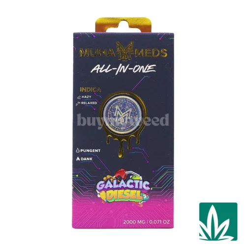 Muha Meds Golden Hour AIO (2g) - Galactic Diesel