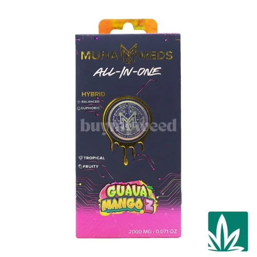 Muha Meds Golden Hour AIO (2g) - Guava Mango Z