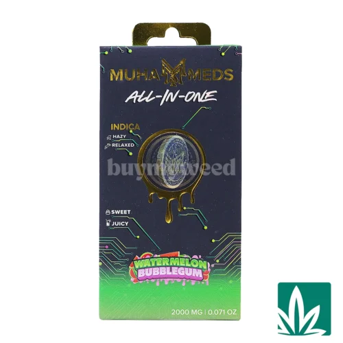 Muha Meds Golden Hour AIO (2g) - Watermelon Bubblegum