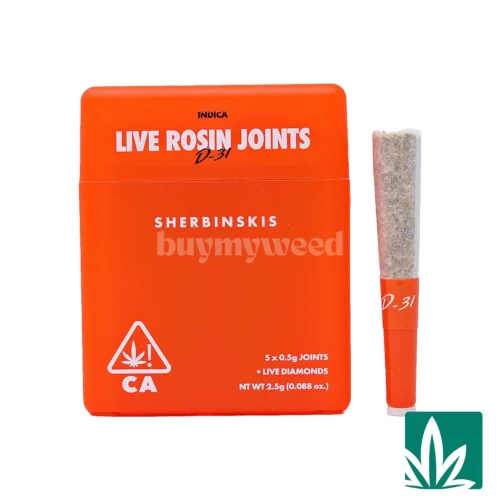 Sherbinskis Infused Mini Rosin Joints 5 pack (2.5g) - D-31