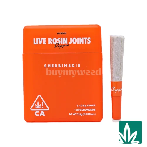 Sherbinskis Infused Mini Rosin Joints 5 pack (2.5g) - Doppio