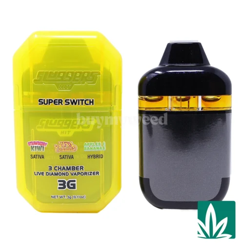 Sluggers Hit Super Switch 3 Chamber Vape (3g) - Strawberry Kiwi x Pina Colada x Apples & Bananas