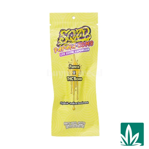 SQZD Live Rosin Cart (0.5g) - Papaya Bomb