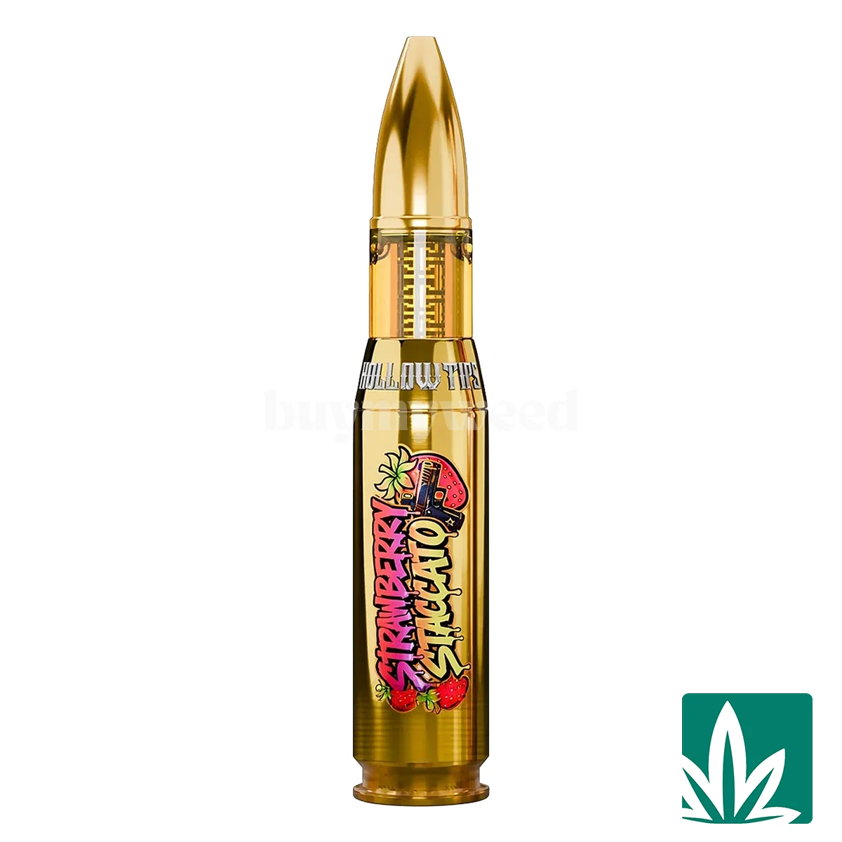 Hollow Tips Live Resin Liquid Diamonds Dispo (2g) - Strawberry Staccato