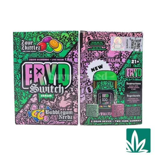Fryd Switch Live Resin Liquid Diamonds Dispo (2g) - Zour Zkittlez x Bubblegum Nerdz
